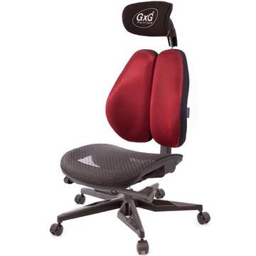 GXG 大網座 雙背工學椅(電競腳/無扶手)  TW-3676 KGANH