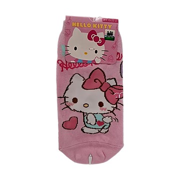 ONEDER 旺達 凱蒂直版襪 1入 (Hello Kitty授權)  顏色隨機  15~22cm