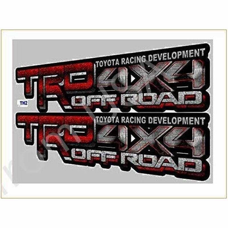 Trd 4x4 オフロード デカール ステッカー 4x4 スポーツ Sr5 4ランナー トヨタ タコマ タンドラ 通販 Lineポイント最大0 5 Get Lineショッピング