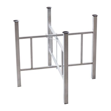 優樂悅~折疊桌腿支架家用簡約可定制餐桌腿鐵藝加厚加粗型大圓桌子腳架子