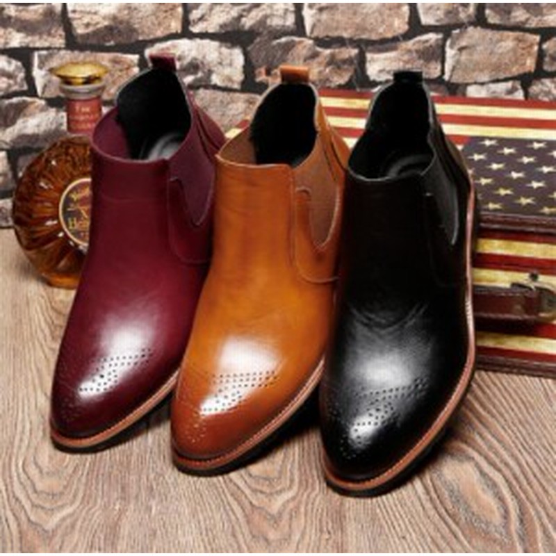 冬セールメンズ ビジネスブーツ サイドゴア チェルシーブーツ 防水 防滑 ウイングチップ通気快適 軽量 履きやすい 通販 Lineポイント最大1 0 Get Lineショッピング