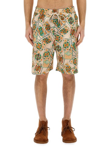 drôle de monsieur bermuda shorts with print