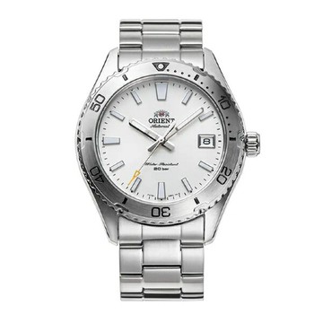 ORIENT東方Water Resistant 系列 潛水錶 藍寶石抗磨損鏡面RA-AC0Q03S/銀色39.9mm｜樂天全館特惠中★指定刷卡回饋10%