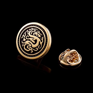 胸針胸花胸章領針配飾船舵西服西裝男士金色飛龍徽章韓版簡約時尚