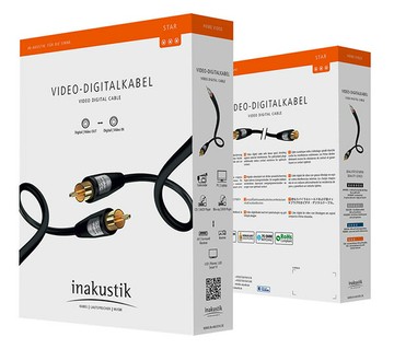 inakustik 三星系列 STAR Digital Coaxial (RCA)數位同軸訊號線(現貨) 台灣瑩聲公司貨