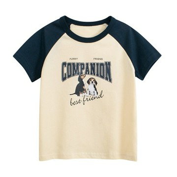 Baby童衣 夏季男童短袖T-Shirt 短袖圓領上衣 兒童短T恤 韓版百搭上衣 89131