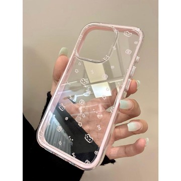 免運+隔日🚚大孔二合一手機殼 小貓符號 適用於蘋果17promax 16Pro 15plus14 13 12 11防摔