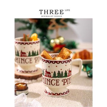 Tlife·Flicker·杯具圣誕節杯子陶瓷馬克杯高腳杯咖啡杯 | 閃爍