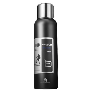 旅伴訂製真空鋼瓶  黑色  600ml  1個