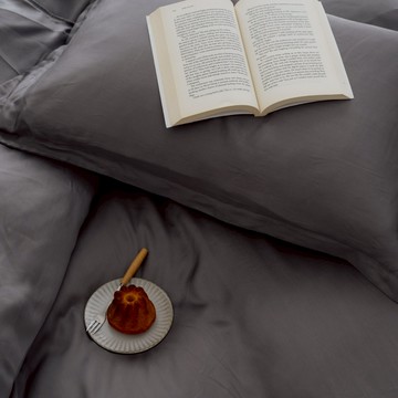 翔仔居家 60支天絲 枕套組(2入)【永夜】信封式枕套 枕頭套 100%萊賽爾纖維 Tencel 台灣製 天絲枕套