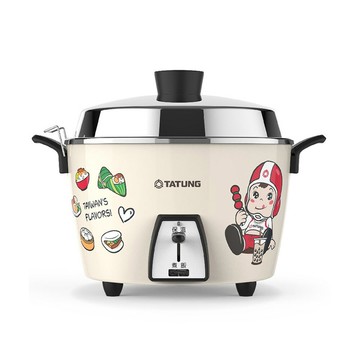 TATUNG大同 6人份台灣好食不鏽鋼電鍋 /組 TAC-06L-MBIF【APP滿額下單10%點數(單一帳號最高5000點)】1/31止