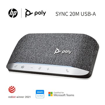 Poly SYNC 20M USB-A 無線會議麥克風揚聲器