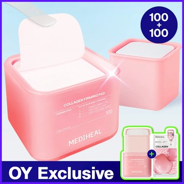MEDIHEAL Collagen Firming Pad 100P Double Pack (+Collagen Essential Mask 1ea)