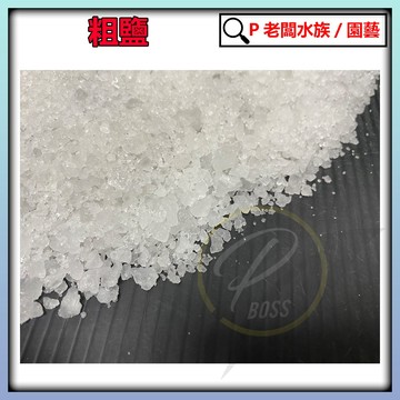 P老闆水族~粗鹽 1kg 開缸 孔雀魚