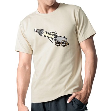 立體機能棉T-羽球加農砲 運動衣 羽球衣 機能服 MIT台灣製