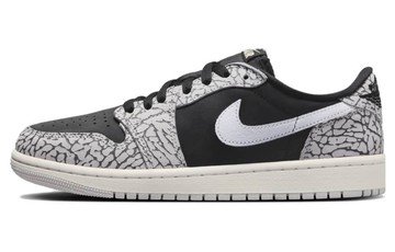 JORDAN 1 RETRO LOW OG BLACK CEMENT WOMENS