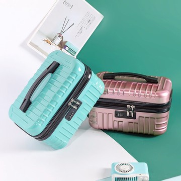 16寸手提小型行李箱化妝包女便攜化妝箱洗漱包多功能收納包大容量