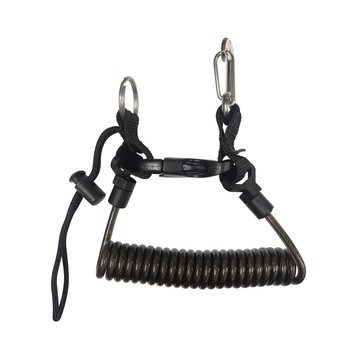 LYCAN 水肺潛水掛繩  100cm  黑色