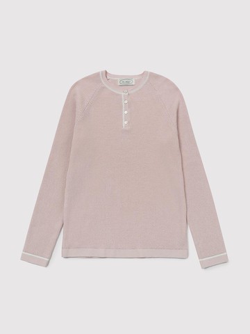 Cotton Button Up Knit_(Pink)