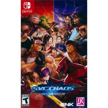 拳皇 格鬥天王 VS 快打旋風 混沌之戰 SNK vs Capcom SVC Chaos - NS SWITCH 英日文美版