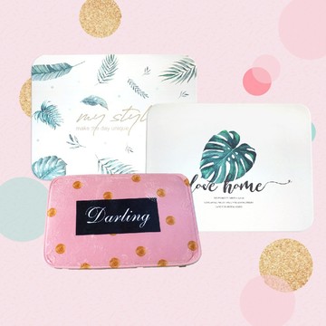 快速出貨🚚 再忙都要寵愛自己【盲盒福袋】1+1 造型吸水地墊3款隨機出貨-Caldo卡朵生活