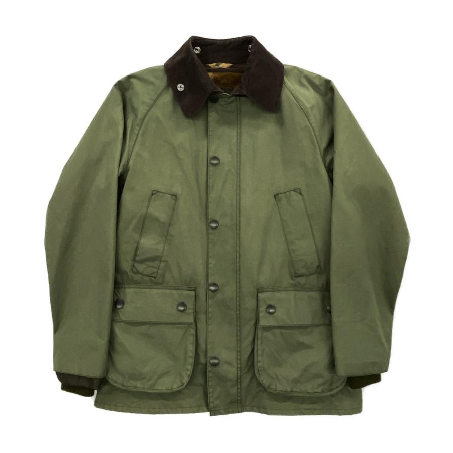 バブアー ジャケット グリーン 首コーデュロイ 中迷彩 1402304 メンズ SIZE 36 BARBOUR 中古 | LINEブランドカタログ