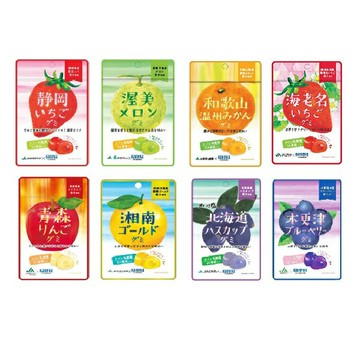 【江戶物語】 Kaneka 草莓/藍莓/蜜柑/哈密瓜/湘南橘子/蘋果/藍靛果 夾心軟糖 軟糖 水果軟糖