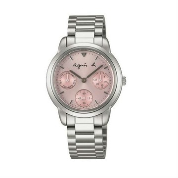 agnes b VD75-KP90N(BP6007X1)經典時尚腕錶/粉紅面32mm｜樂天領券現折★全館特惠中★指定刷卡回饋10%