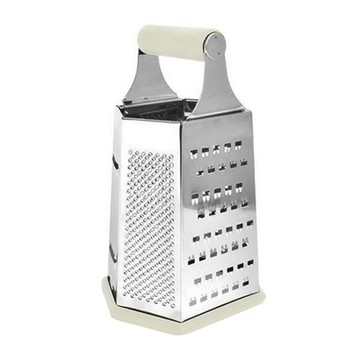 《Luigi Ferrero》Norsk 6in1筒型刨刀-象牙灰20cm-- 刨絲刀 切絲器