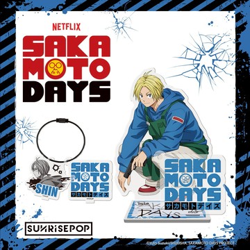 【野獸國】坂本日常 壓克力立牌02系列 朝倉新 掛式鑰匙圈｜SUNRISEPOP