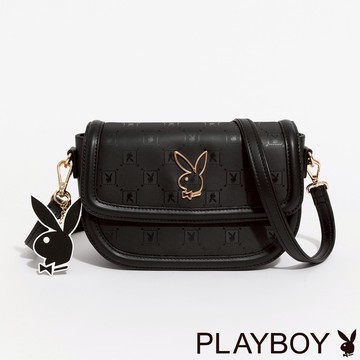 PLAYBOY - 馬鞍包 Brilliant系列 -黑色