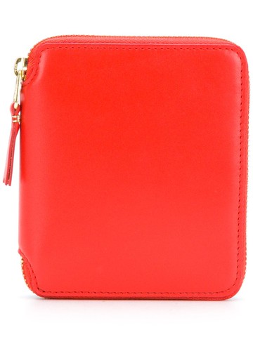 Comme Des Garçons Wallet - zipped wallet - unisex - Goat Skin - One Size - Yellow