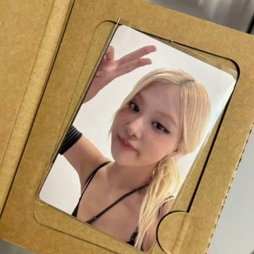 正版 Blackpink 墨 金髮高馬尾造型小卡 jd特典卡 2.0 樸彩英小卡 rose 周邊 金智妮 金智秀 麗薩