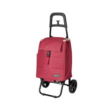 【日本cocoro】PLAIN BASIC 保溫保冷摺疊購物車-25L-多色可選波爾多紅