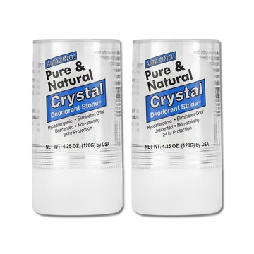 (2條)美國DSA-Pure&Natural固體香氛除臭棒-無香藍標120g/大條