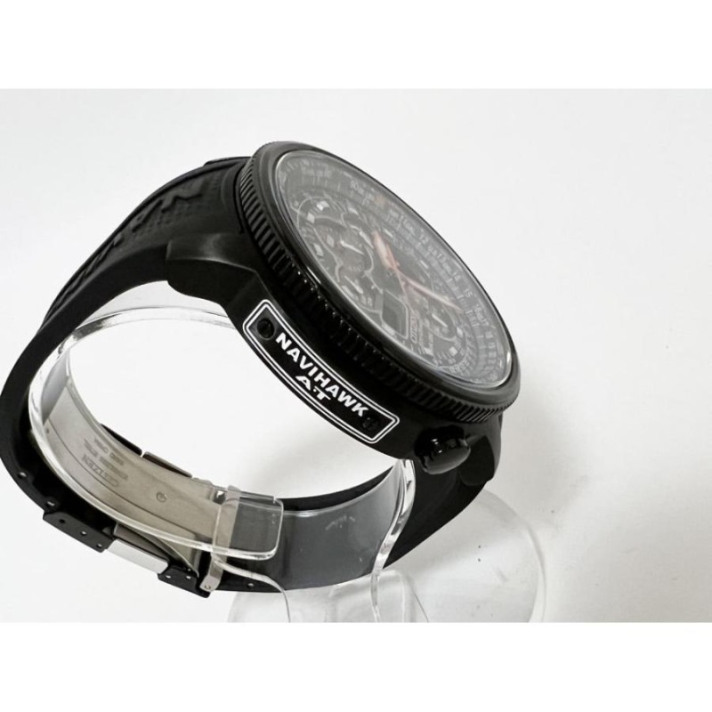 送料無料 CITIZEN シチズン エコドライブ NAVIHAWK メンズウォッチ 