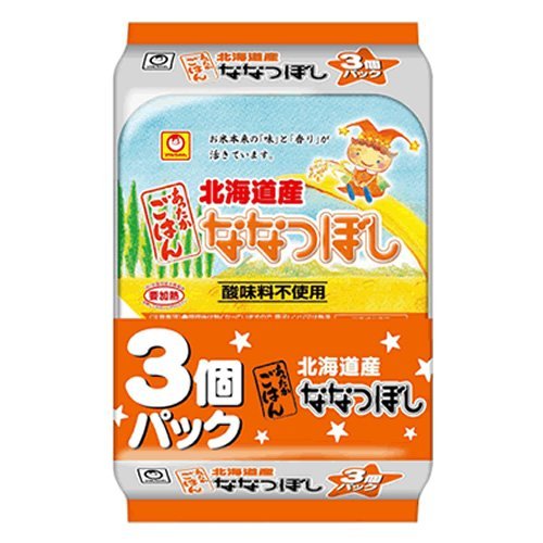 東洋水産 マルちゃん あったかごはん ななつぼし 3個パック 200g×3