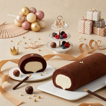 🎂生日快樂🎂【聖保羅】提拉米蘇奶凍捲2條(500g/條)｜生日｜慶生