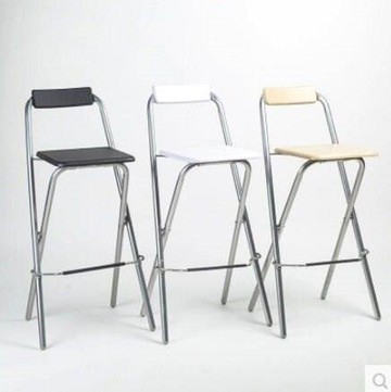 高腳凳家用可折疊吧椅休閑吧臺椅靠背高椅酒吧椅釣魚椅吧臺椅