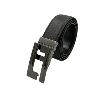 黑色金屬亮面釦式皮帶頭 | 1810901099