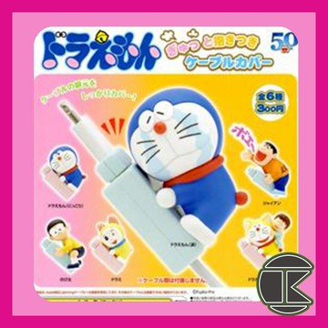 【現貨】KITAN 哆啦A夢 充電線公仔 全6款｜大雄 胖虎 靜香等造型線套 收藏推薦｜愛蛋客