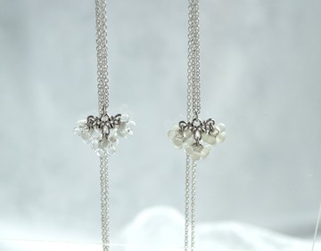 手工項鍊 Lacrima 透明水滴 日本製造玻璃珠 推薦作為禮物