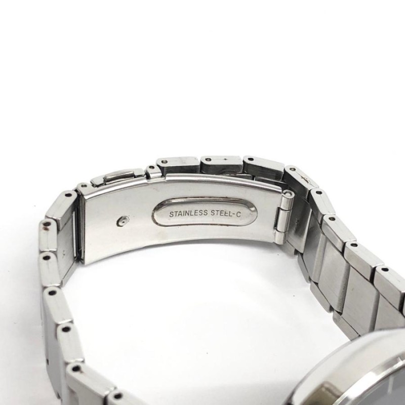 SEIKO C-18 シルバー 時計 SEIKO セイコー スマートスピリット 腕時計 良好 ソーラー V147