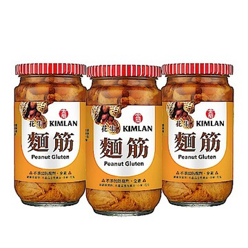 金蘭 花生麵筋(396g) x3入超值組