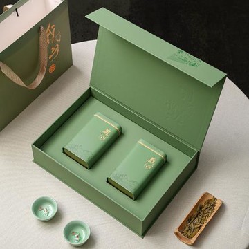 信陽毛尖禮盒空盒嶗山綠茶茶葉包裝盒空禮盒半斤一斤裝龍井空禮盒