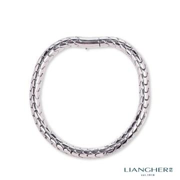 【良和珠寶】純白金蛇骨手鍊 白金手鍊 PT950 白金鉑金