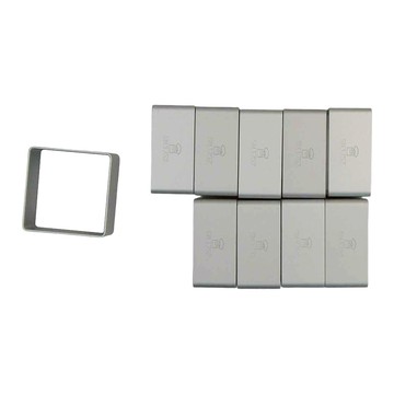 SaNNeNg 三能 四方圈 陽極 SN37526 10個  45 x 45 x 23mm  1組