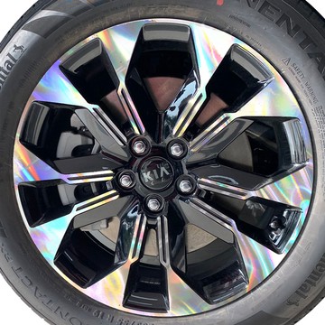 YK 車用輪圈全息貼紙 Carnival 第四代 KA4 48.26cm  1套  全息圖案