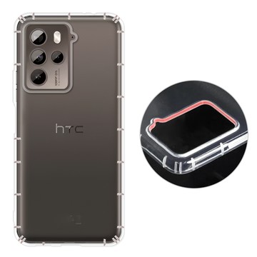 RedMoon HTC U23 Pro 防摔透明TPU手機軟殼 鏡頭孔增高版