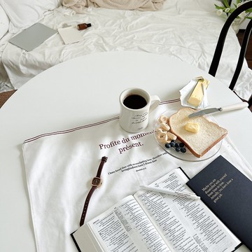 JIN CHA GOD【棉麻質感掛布】Today is gonna be a wonderful day